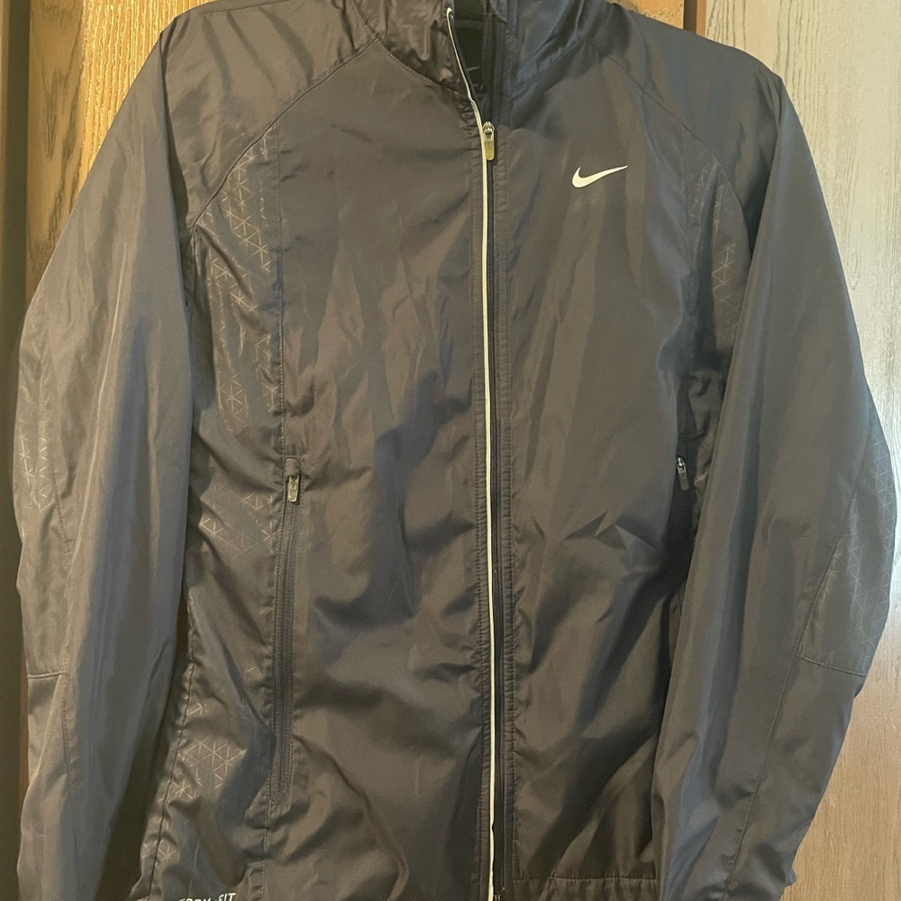 Nike Black Windbreaker Jacket